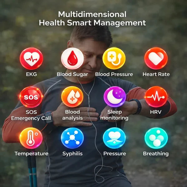 Tangelly™ - With Fall Detection and Blood Glucose measurement